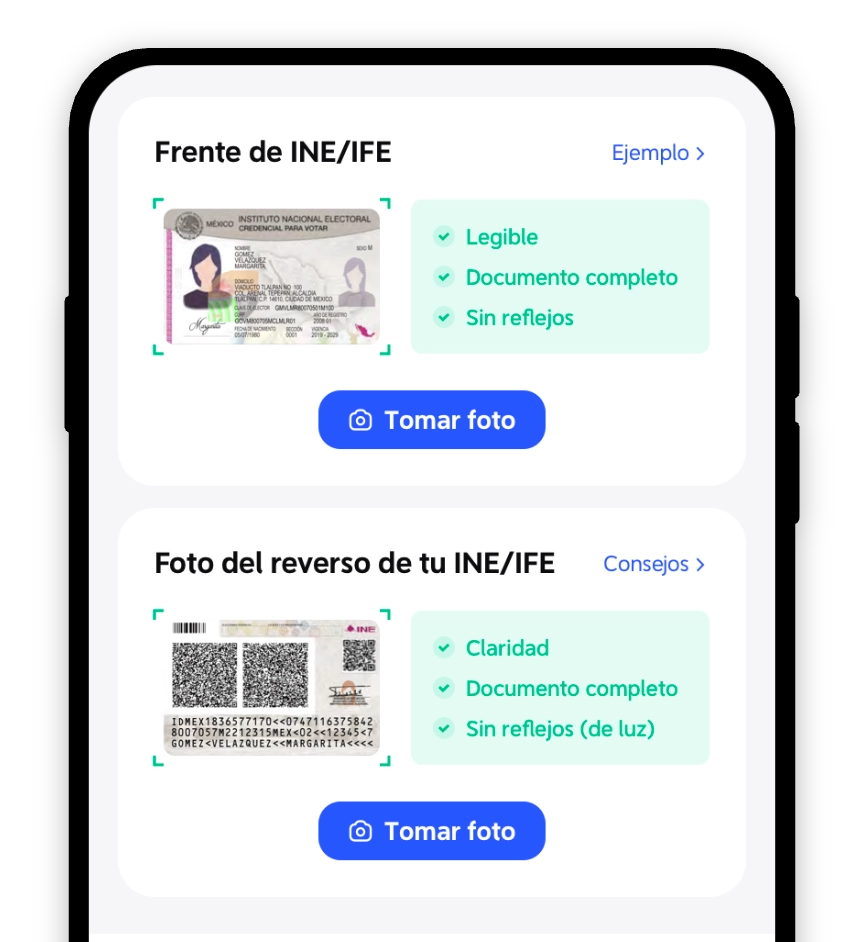 3.Llena tu información personal