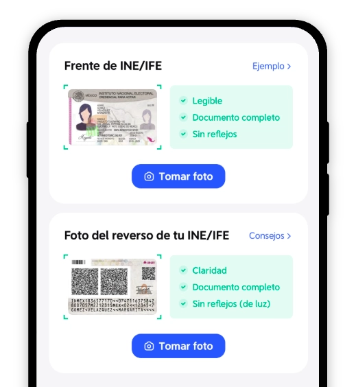 3.Llena tu información personal