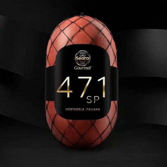 Seara Gourmet lança Mortadela 471 Sp em comemoração ao aniversário de São Paulo.  Desenvolvida com receita italiana, 100% carne suína e especiarias como mix de pimenta, noz moscada e cardamomo.