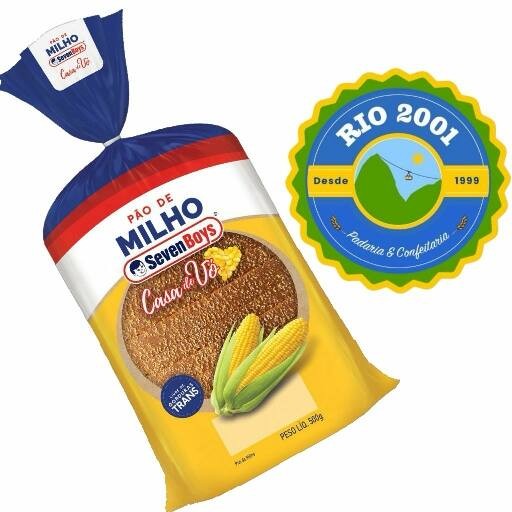 Pão de milho seven boys 500g