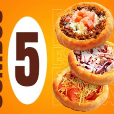 5 Esfihas de Portuguesa  5 Esfihas de Muçarela c/ alho  5 Esfihas de Calabresa  5 Esfihas de Chocolate  1 Esfiha de Banana c/ canela 1 refrigerante 2l