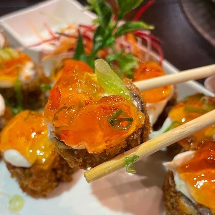 Hot filadélfia com geleia de pimenta.