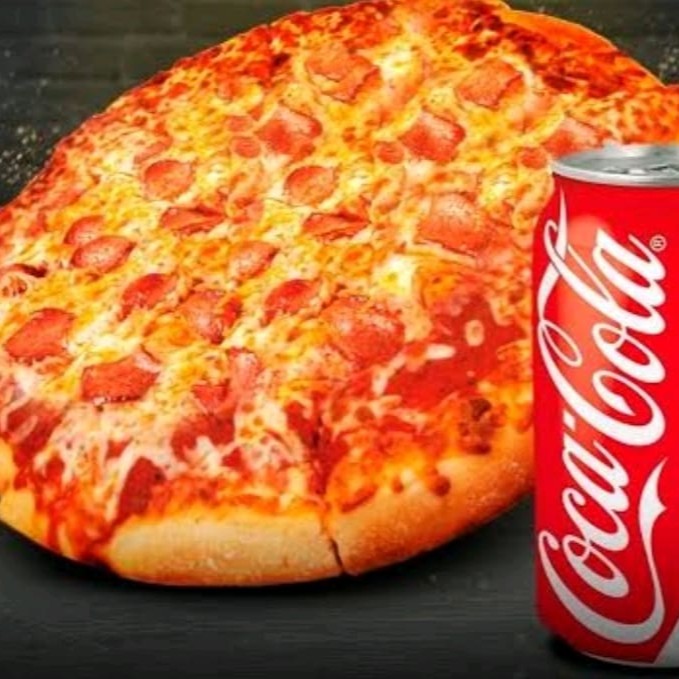 PIZZA DE 30CM + REFRI EM LATA 350ML