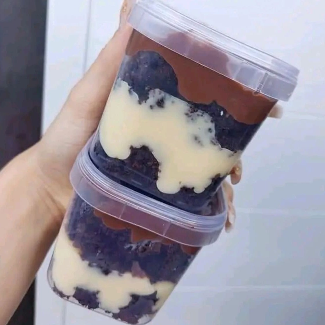 Brownie brigadeiro de Ninho e Nutella