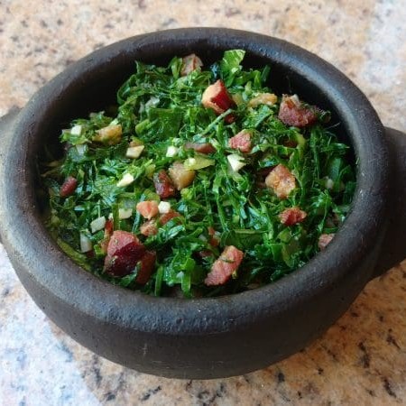 Porção de couve individual