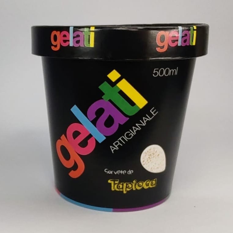 Delicioso sorvete artesanal de tapioca com delicado sabor coco e leite condensado. Uma combinação perfeita!