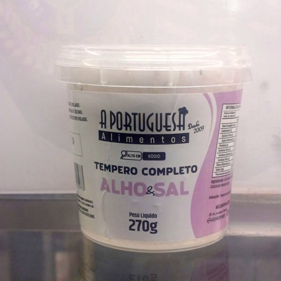Tempero Completo Alho & Sal A Portuguesa 270g