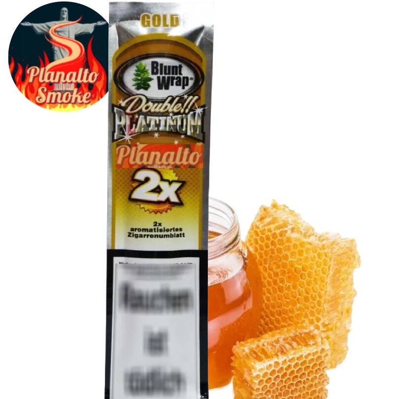 Sua sessão precisa de um toque adocicado para que você possa entender como é possível elevar o nível e mostrar o que há de melhor. Seja para curtir sozinho ou dividir com os amigos e surpreender, essa é a blunt certa para estar na sua próxima sessão. Seu aroma de mel entrega um toque adocicado e sensação de cremosidade, criando o ambiente perfeito para curtir e encobrir o aroma característico. Isso cria uma atmosfera convidativa para quem estiver ao redor, e uma verdadeira experiência sensorial para você curtir.   O envelope de Blunt Wrap Platinum Gold conta com 2 folhas pré-enroladas para que você tenha mais praticidade ao rechear e enrolar. Feitas com papel homogeneizado, são folhas perfeitas e de tamanho king size, com uma combustão super lenta que garante a você longos minutos para degustar da melhor maneira possível. E por ser livre de cloro e aditivos químicos, essa blunt é perfeita para sua session!