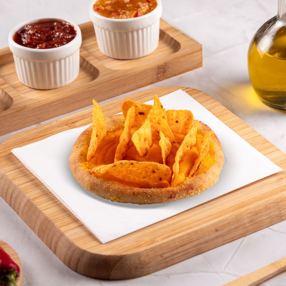 Recheada com cheddar cremoso e Doritos crocantes, uma explosão de sabor e textura.