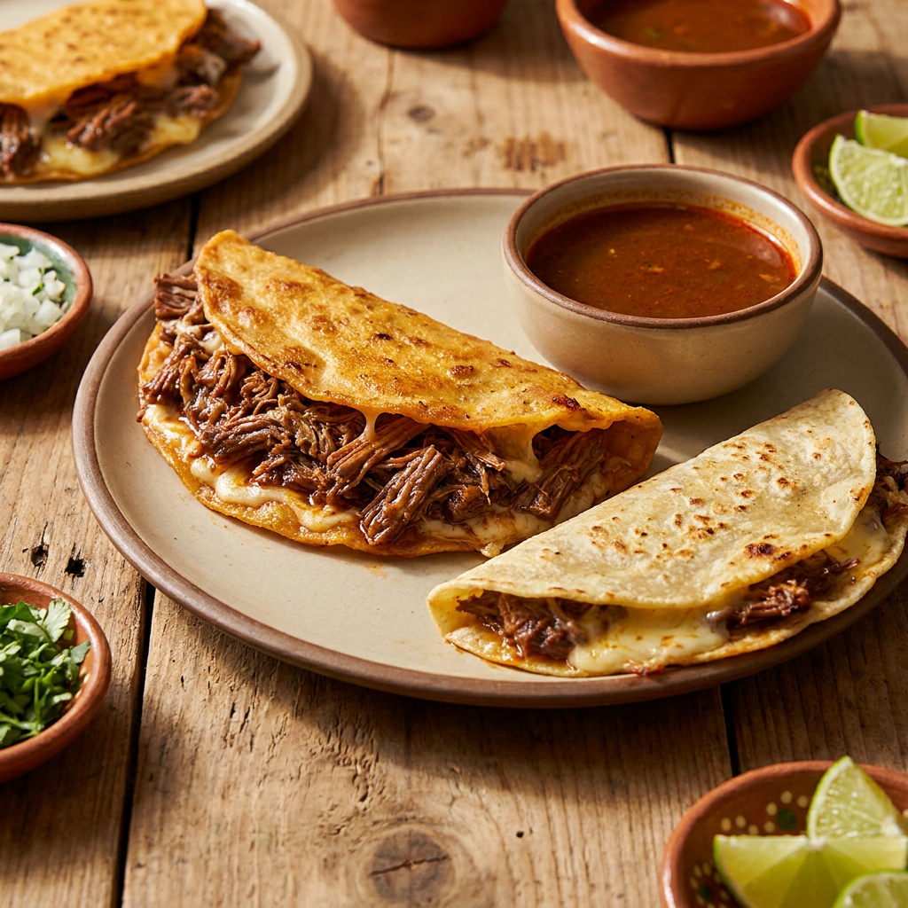 Combo 2 Quesabirrias + 4 Tacos de Birria Dorados