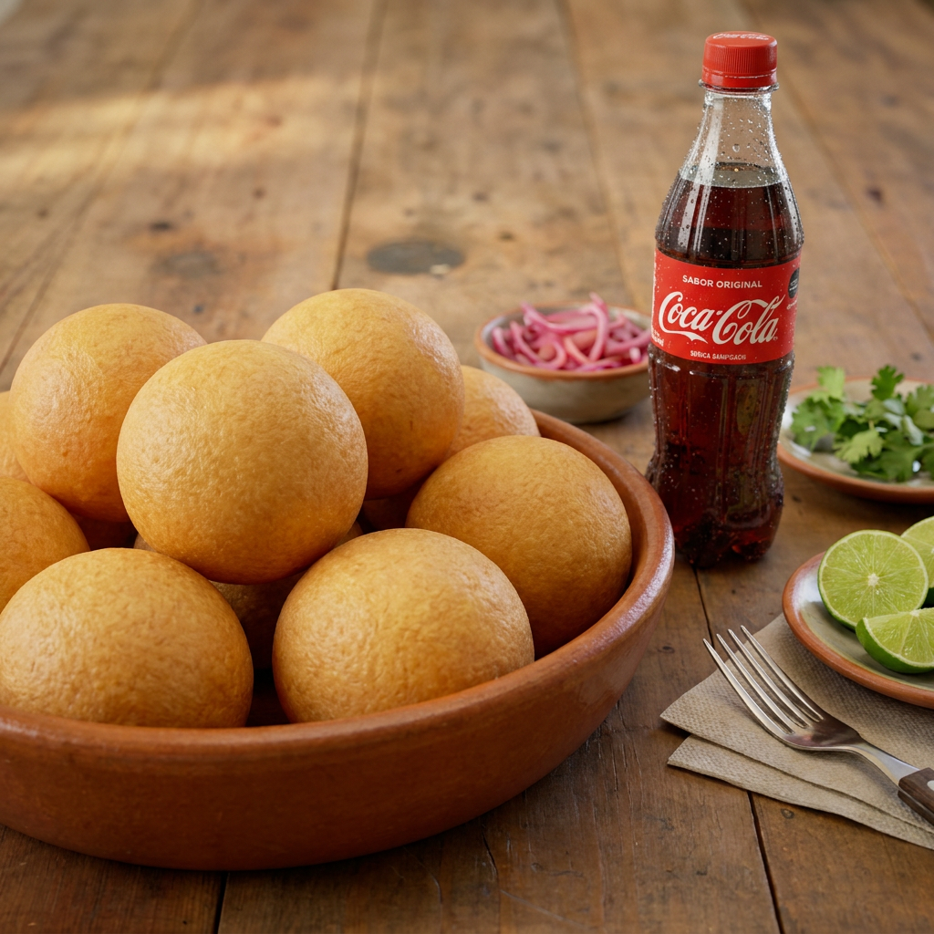 Combo 4 Buñuelos + Coca-cola 400ml