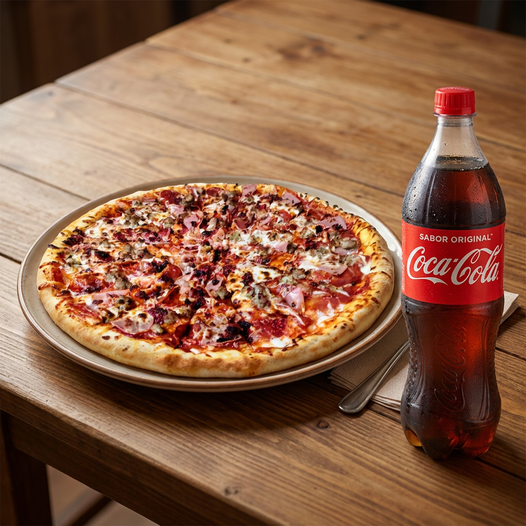 Combo Mundial 2 Pizzas Medianas Carnivoras + Soda