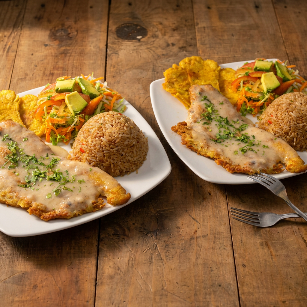 Combo Menu del Dia Robalo al Ajillo