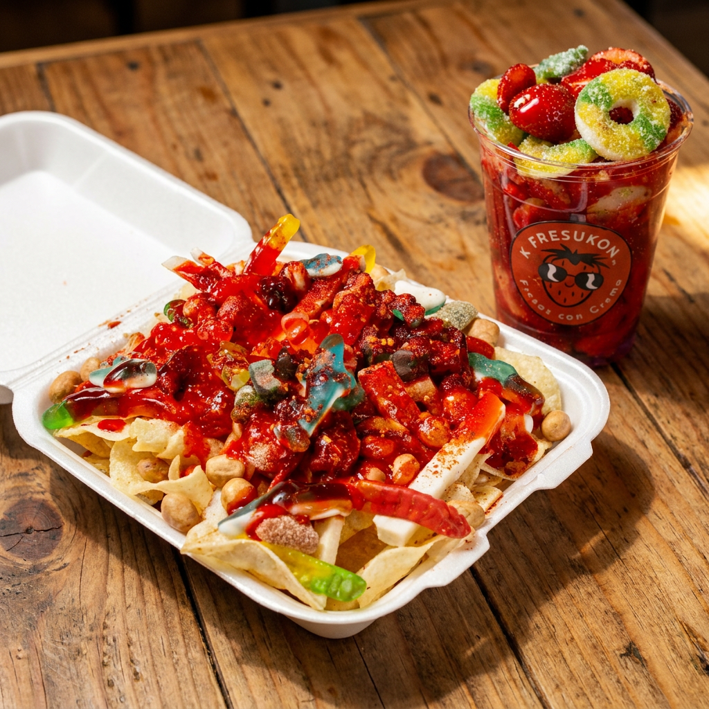 Combo Mundial 2 Papas Lokas + 2 Fresas con Chamoy