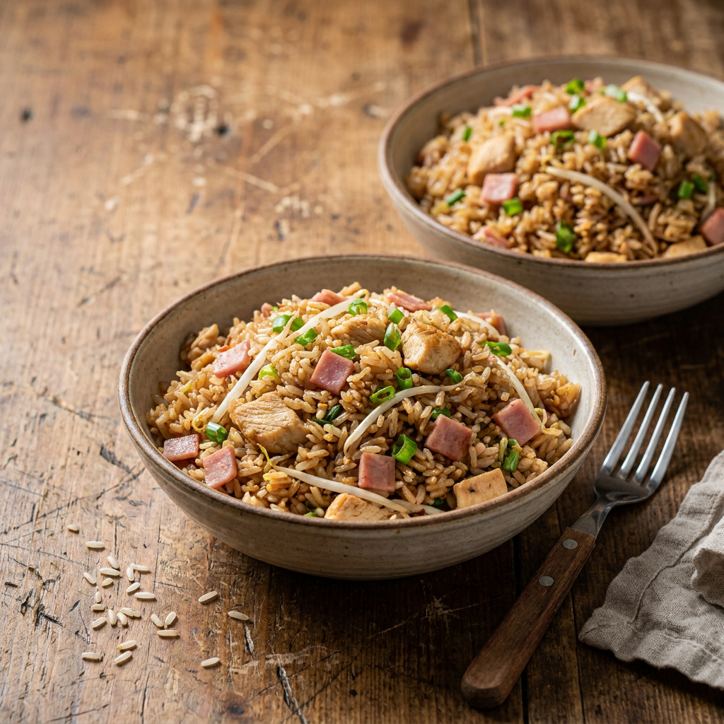 2 Arroces Chinos con Pollo (Personales)