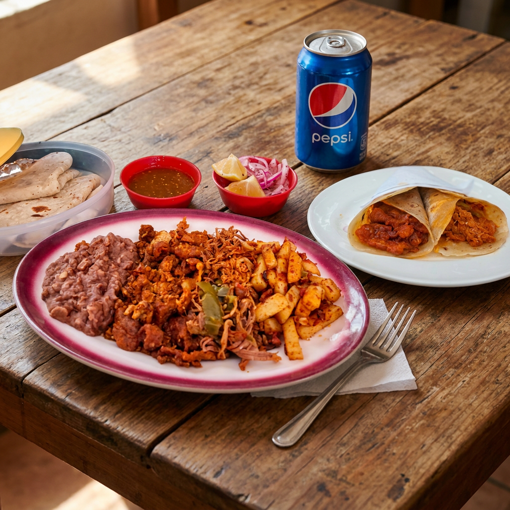 Combo para Compartir Plato Combinado+2Tacos+Sodas
