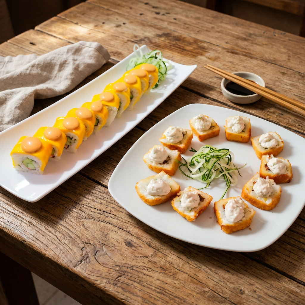 COMBO EMPANIZADO ROLL+MANGO ROLL+BEBIDA