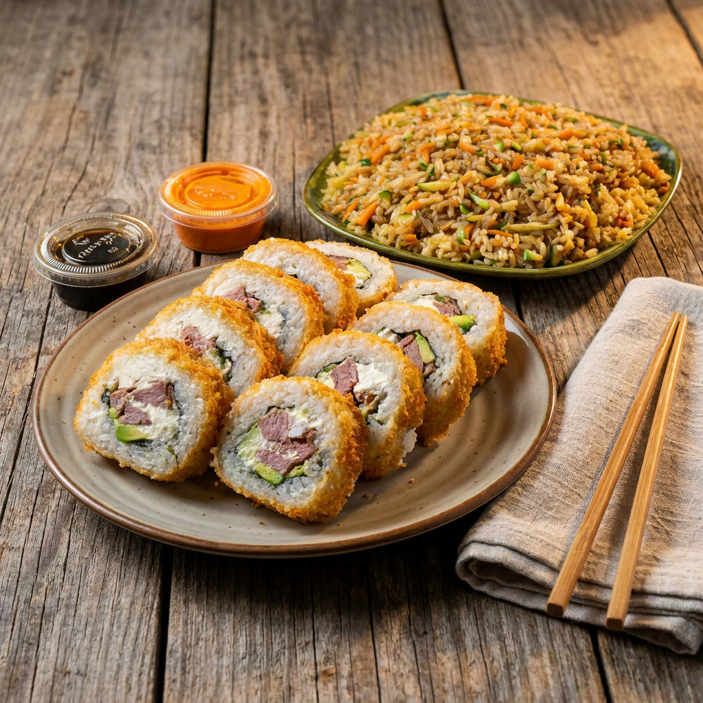 Combo 1 Clásico de Arrachera + Yakimeshi Verduras
