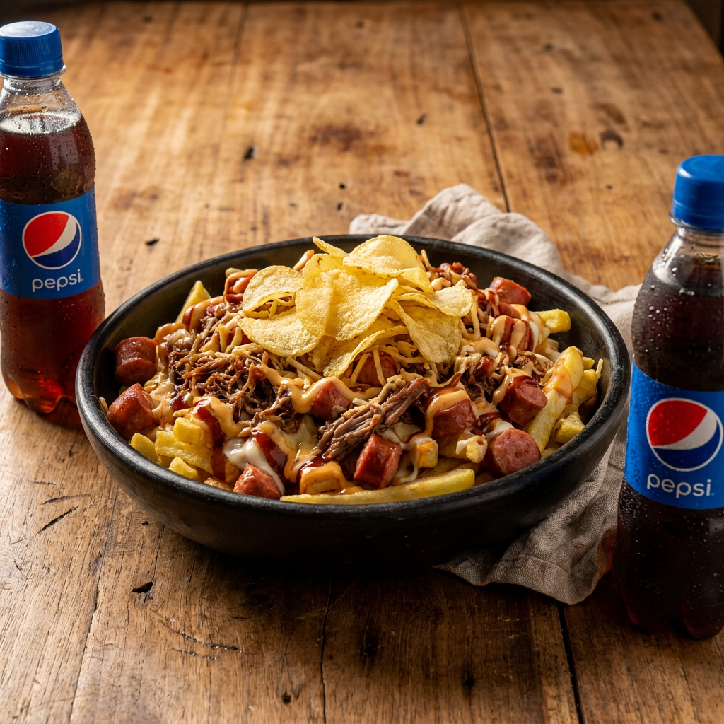Combo Salchi Mixta Para 2 + 2 Bebidas