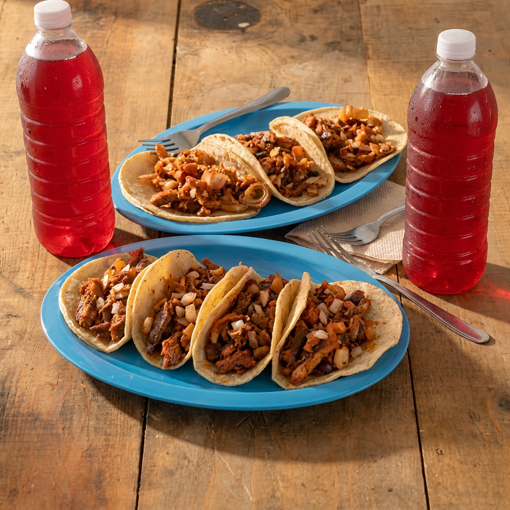 Combo - 8 Tacos + 2 Bebidas