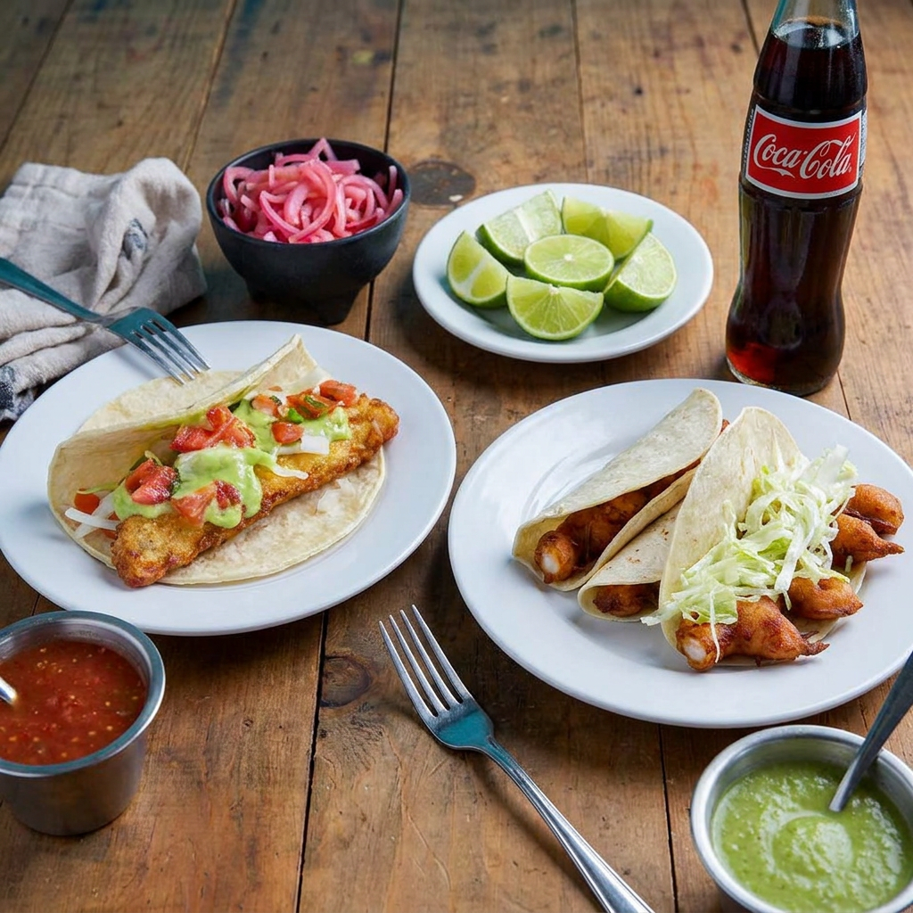 Combo Tacos Capeados Camaron y Pescado