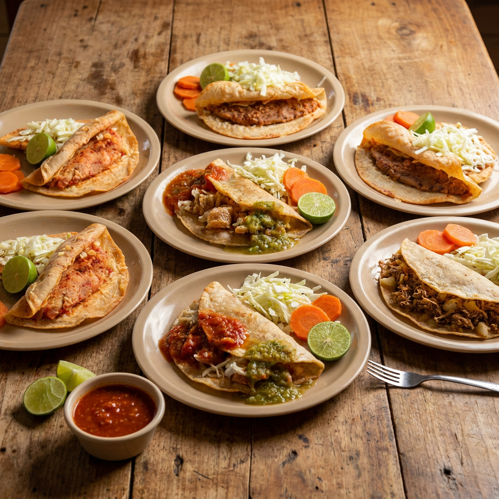 Combo Taco Chicharrón,Chorizo,Machaca