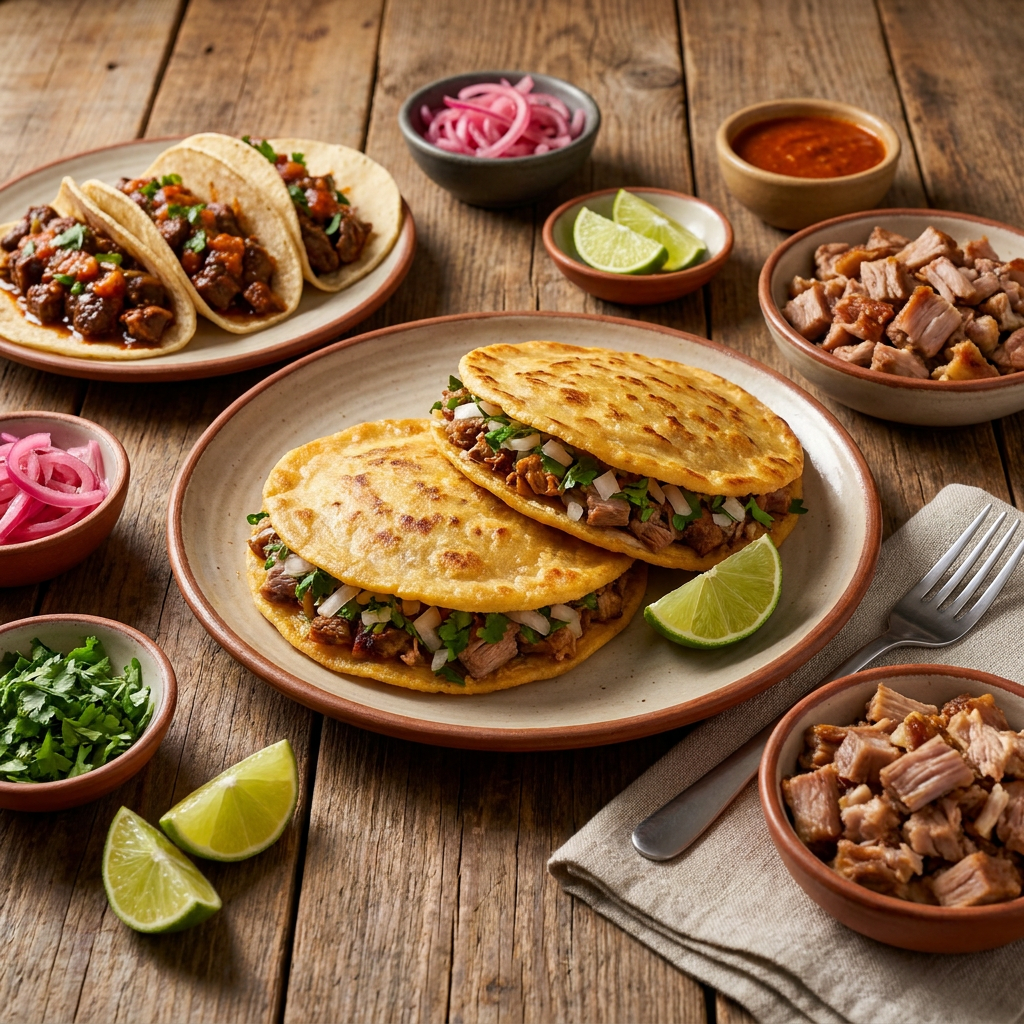 Combo 1/4 Carnitas + 3 Gorditas