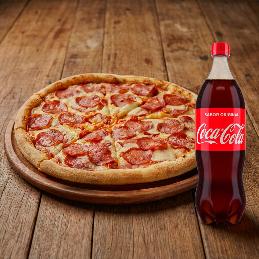 Combo Pizza Grande de Pepperoni (mundialista)