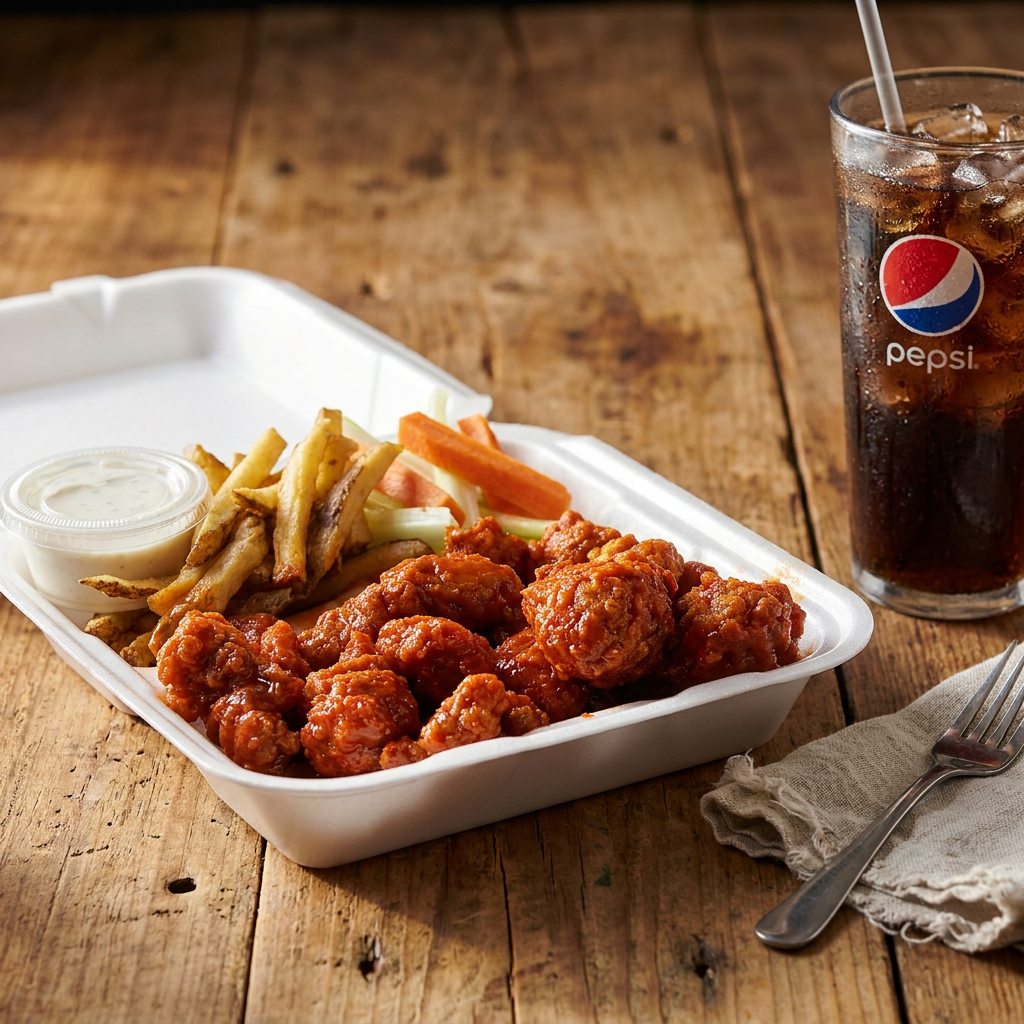 Boneless 350gr + Soda Pepsi