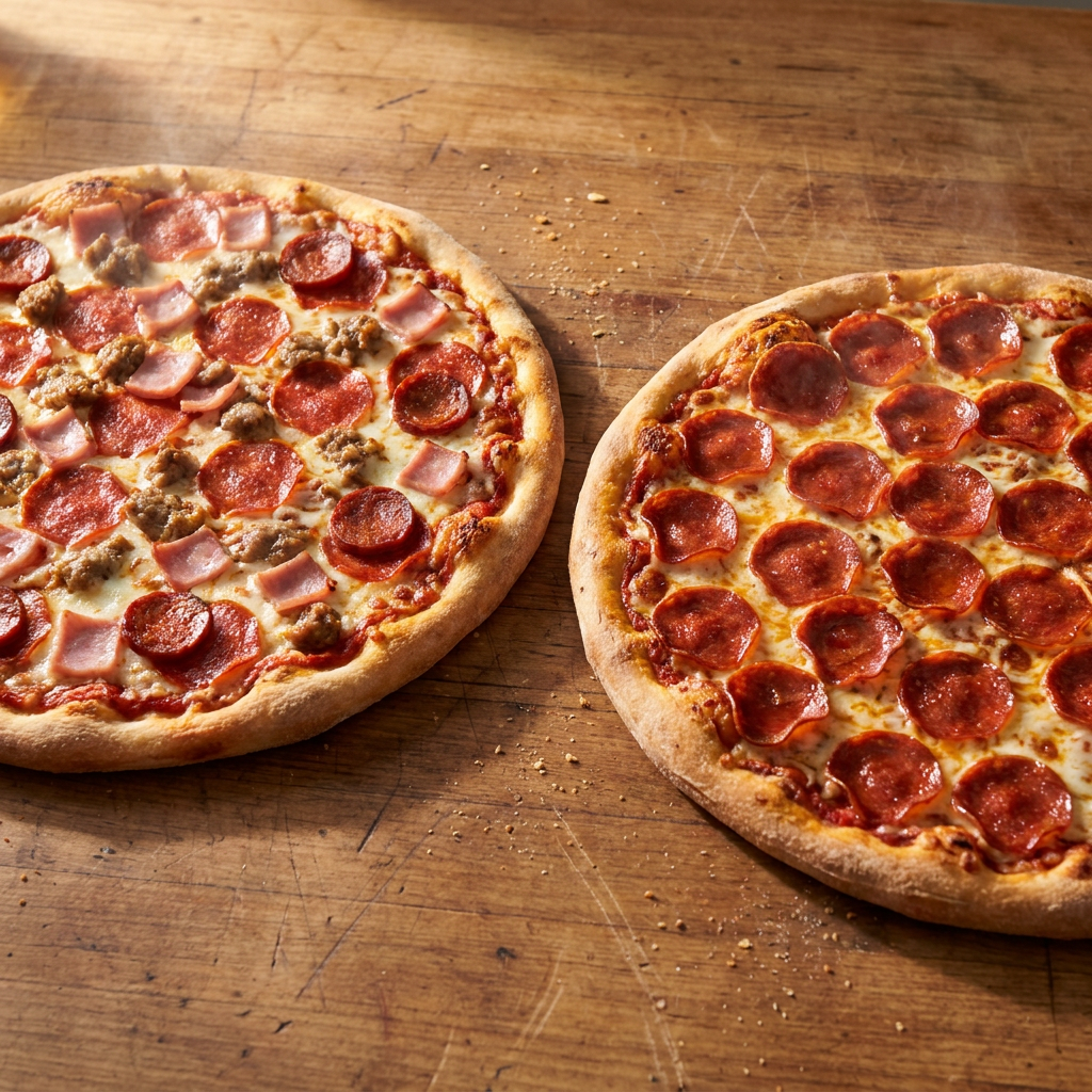 Combo Pizza Terrenal+Pizza Pepperoni (14")