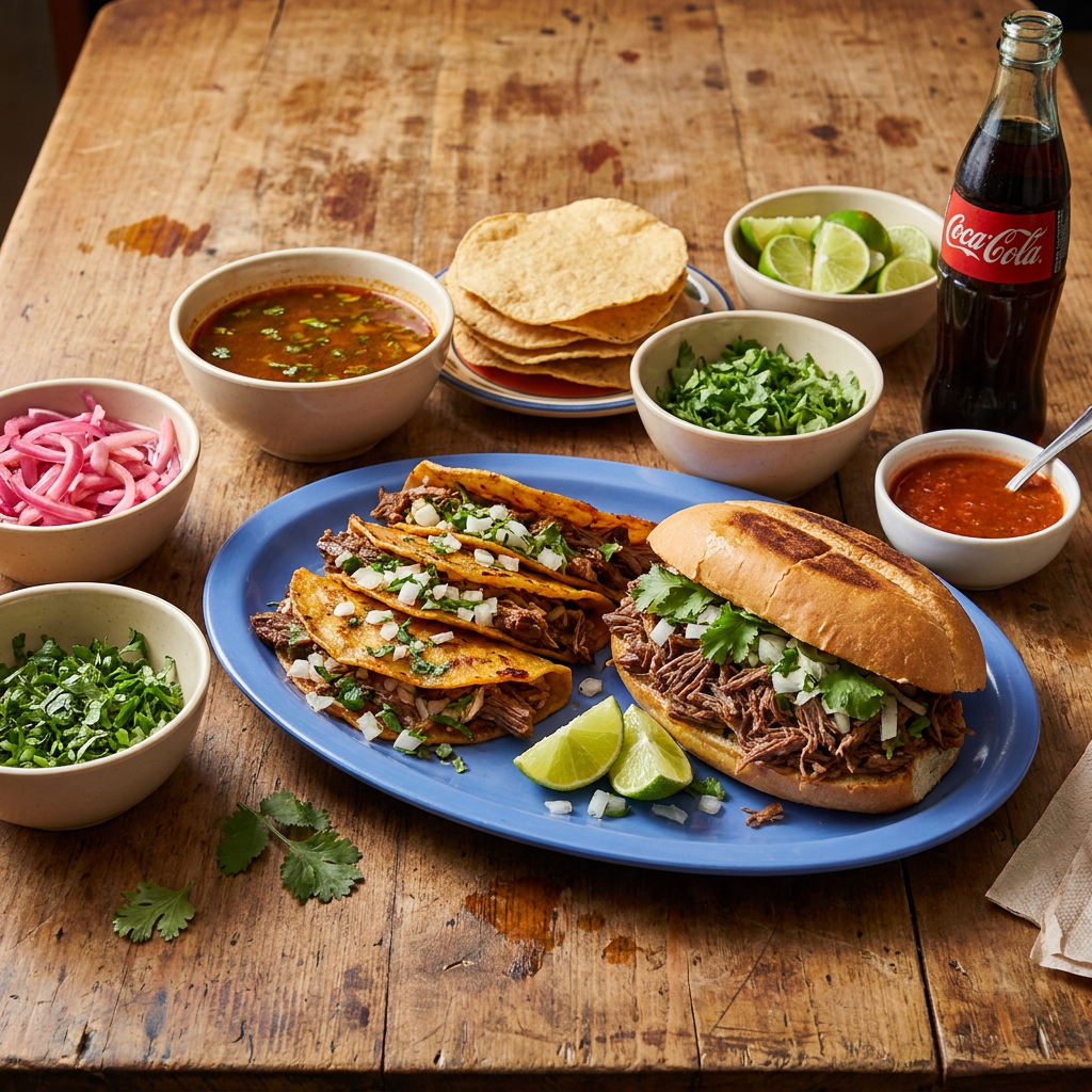 Orden de 4 Tacos + Lonche