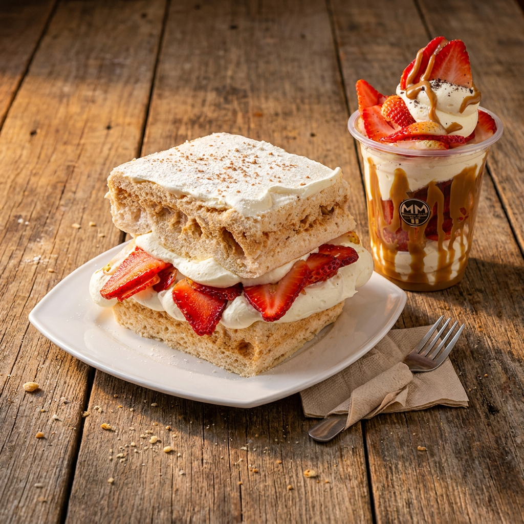 Combo Mundial Merengón Doble + Fresas con Crema