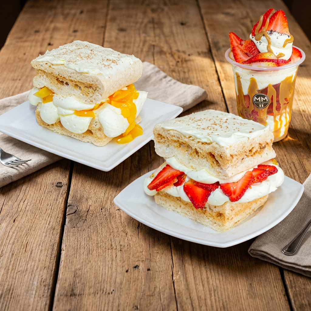 Combo Merengón Doble + Merengón Sencillo + Fresas