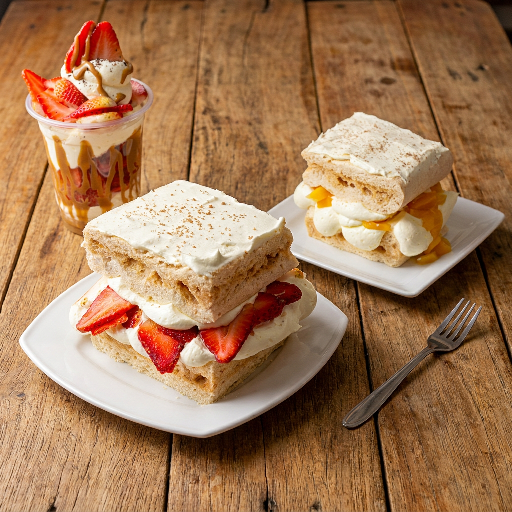 Combo Merengón Doble + Merengón Sencillo + Fresas