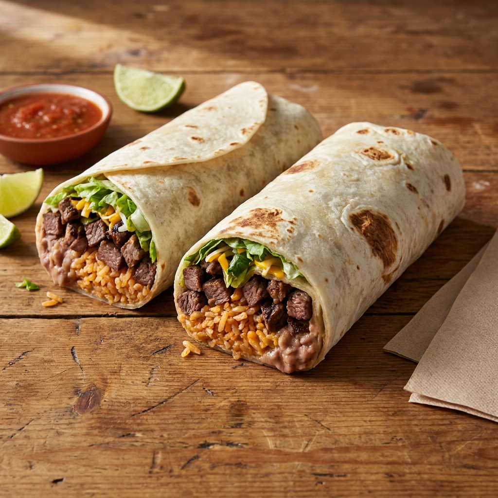 2 Burrito de Arrachera*