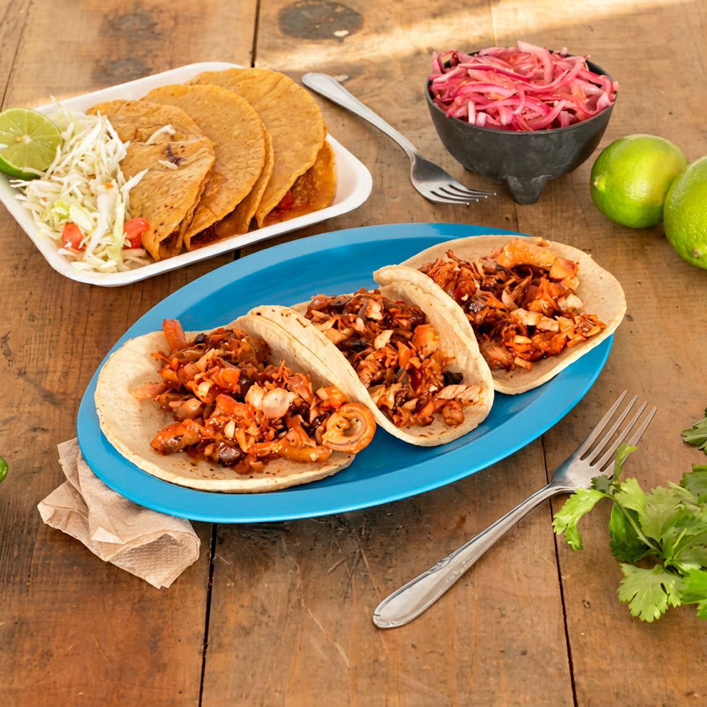 Tacos al Vapor Orden + Tacos de Harina Guisos