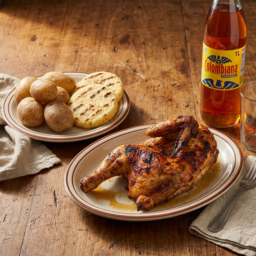 Combo Medio Pollo + Gaseosa 1L
