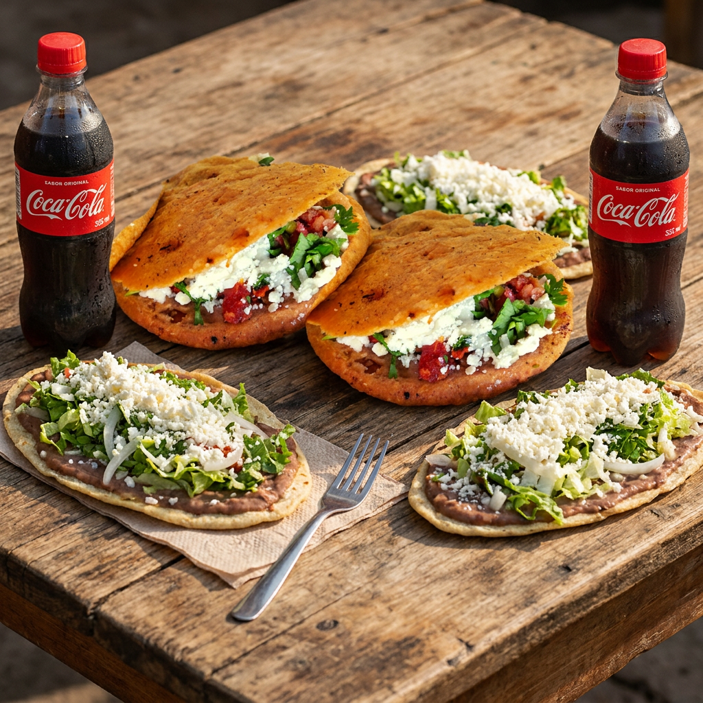 Huarache*2 + Gorditas*2 + Refresco*2