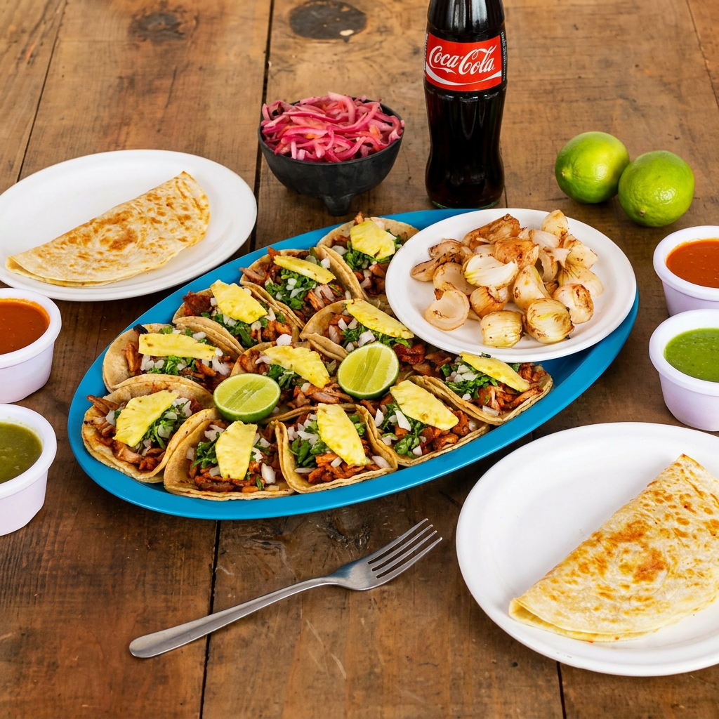 Paquete Mundialista 12 Tacos + 2 Quesadillas