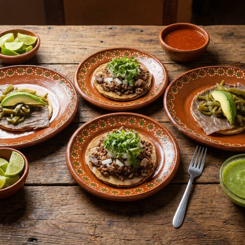 Combo: 2 Tacos de suadero + 2 Tacos Cecina