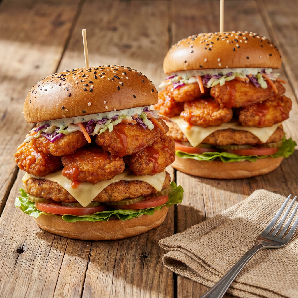 2 X Hamburguesas de Boneless