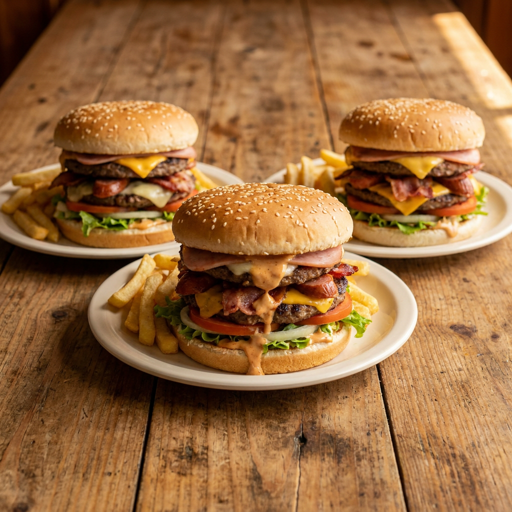 Combo 3 Hamburguesas Especiales