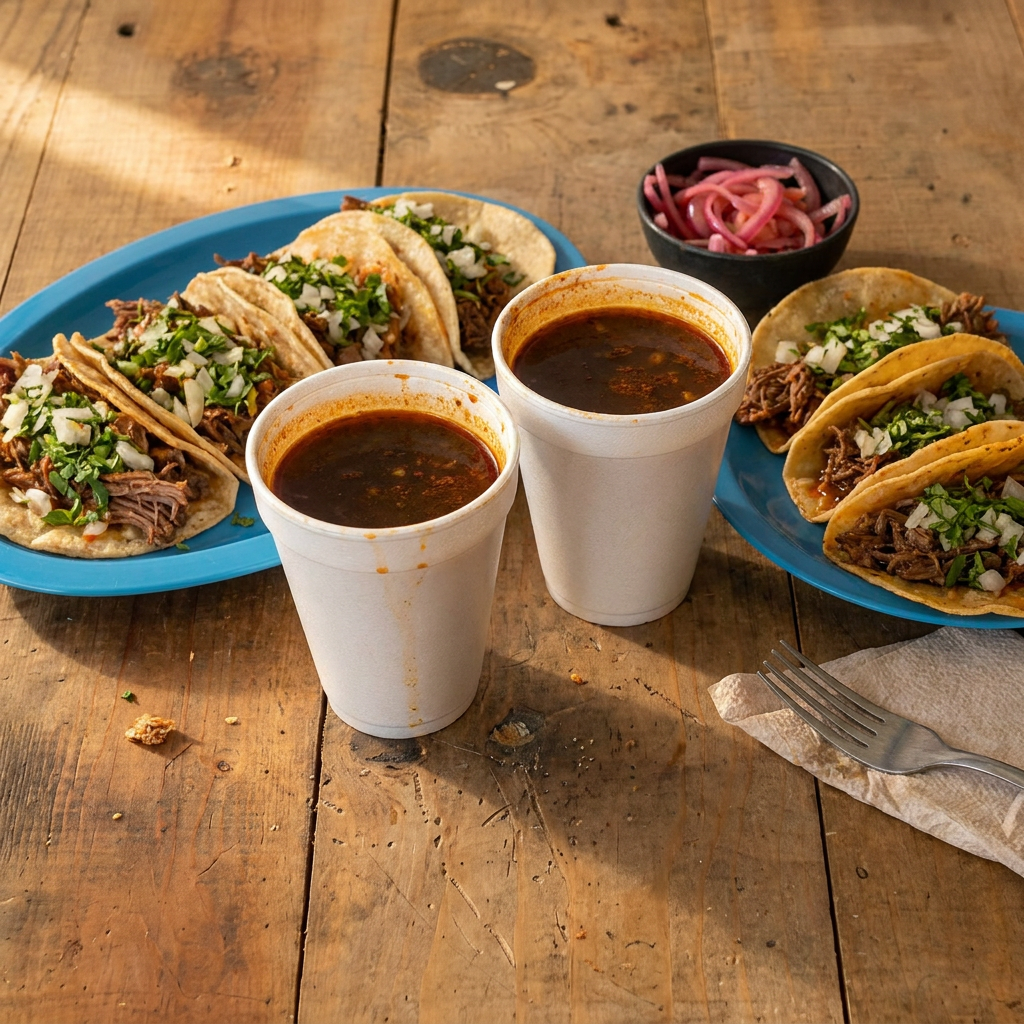 6 tacos 2 consomes