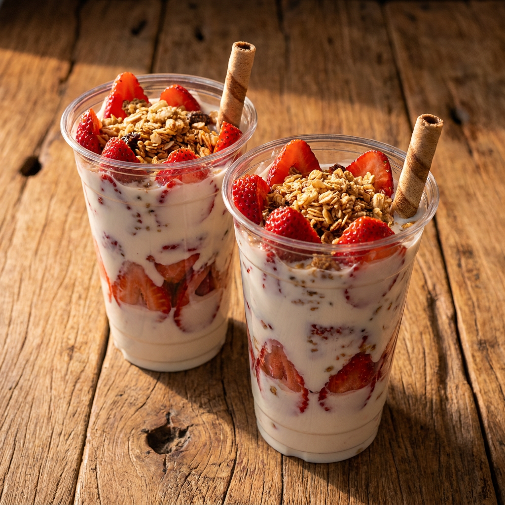 Combo 2 Fresas con Crema Grande