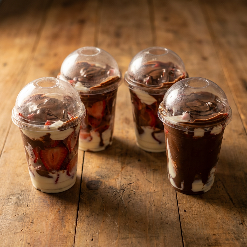 Combo 4 Fresas con Choco Crema