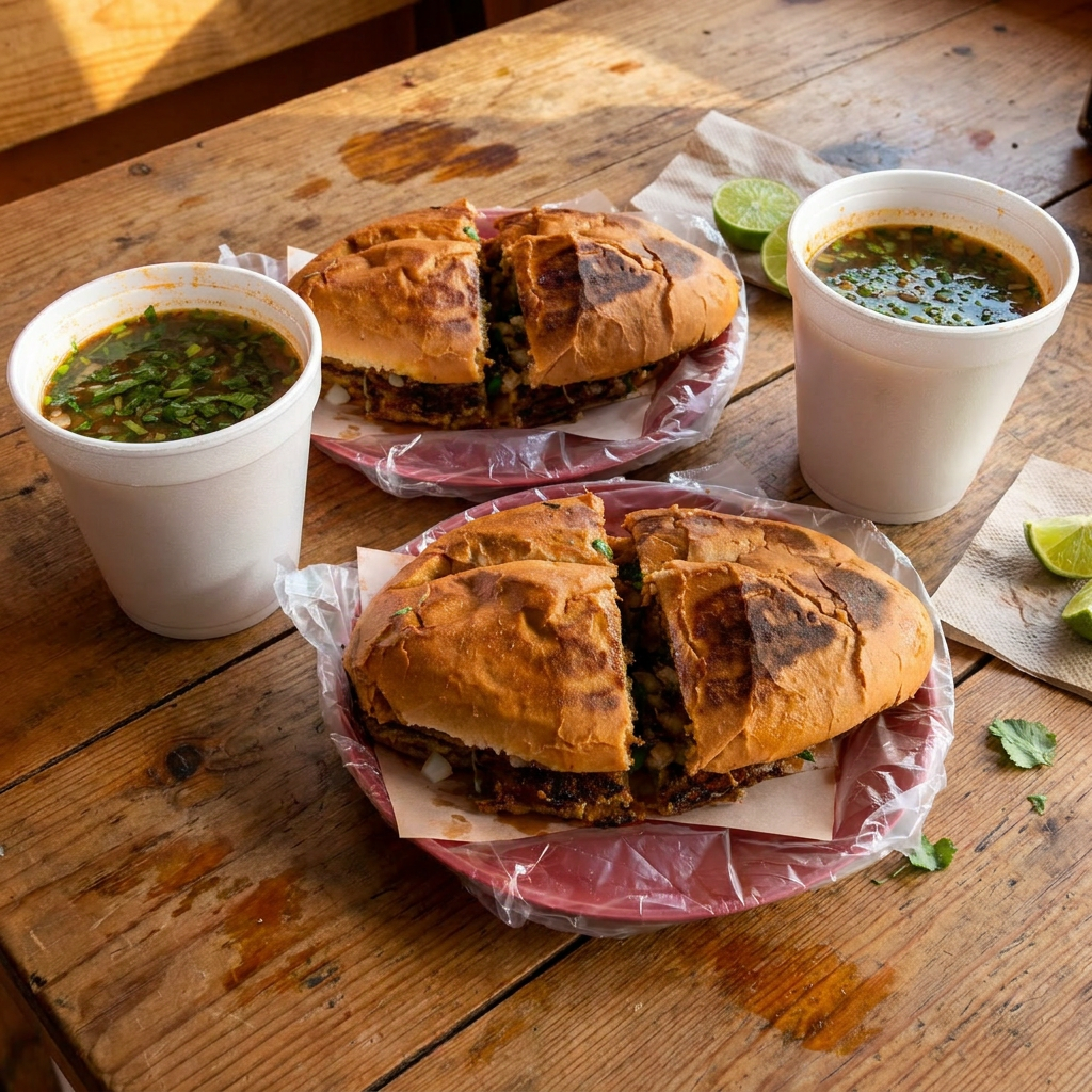 2 Consomes + 2 Tortas