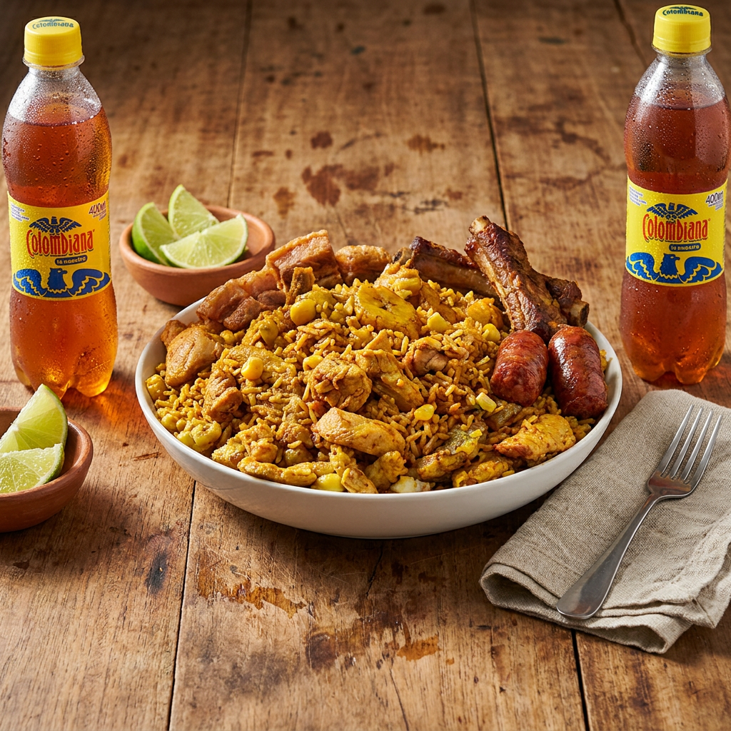 Combo arroz paisa mediano + 2 gaseosas