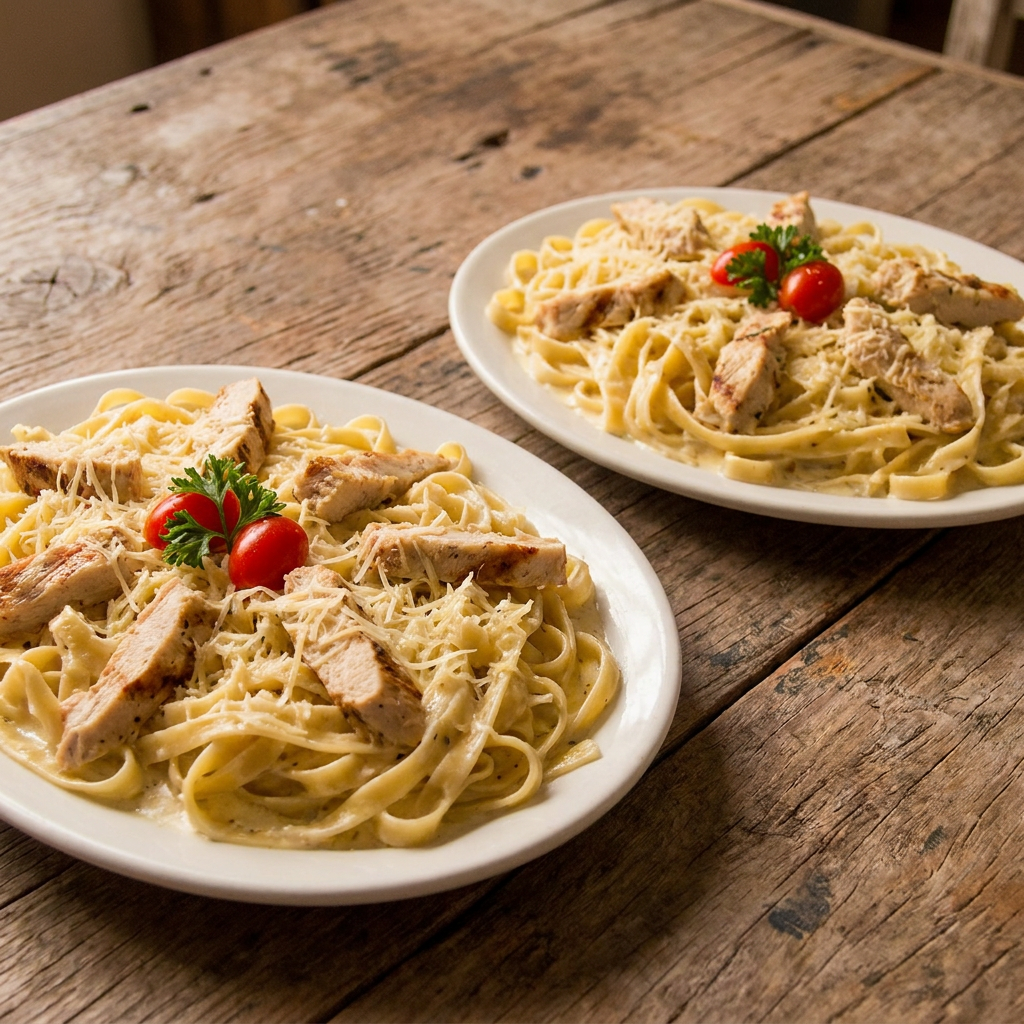Combo Pareja - 2 Fetuccini Alfredo Pollo