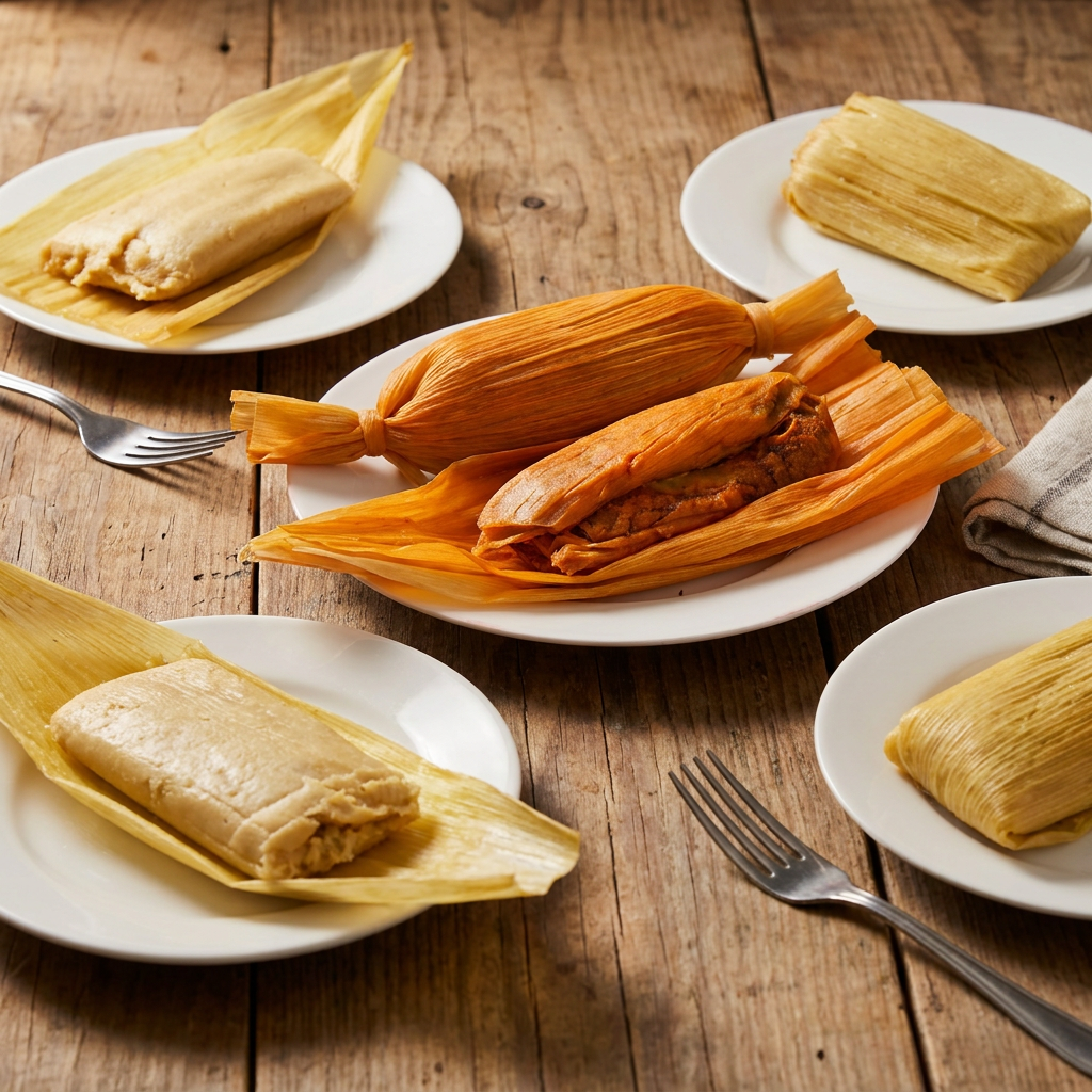 Combo Pareja - 2 Tamales de Elote y 2 de Puerco
