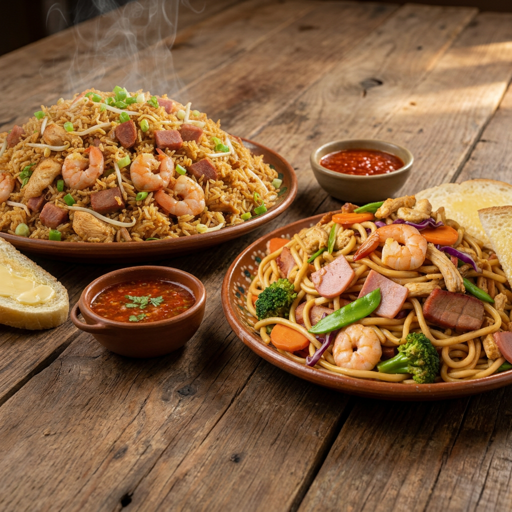 Arroz Especial de La Casa + Chop Suey de La Casa
